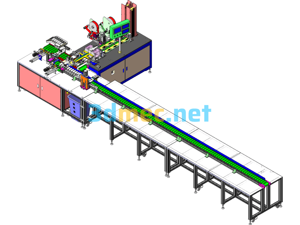 Braun Inner And Outer Box Assembly Packaging Equipment - 3D Model SolidWorks Free Download