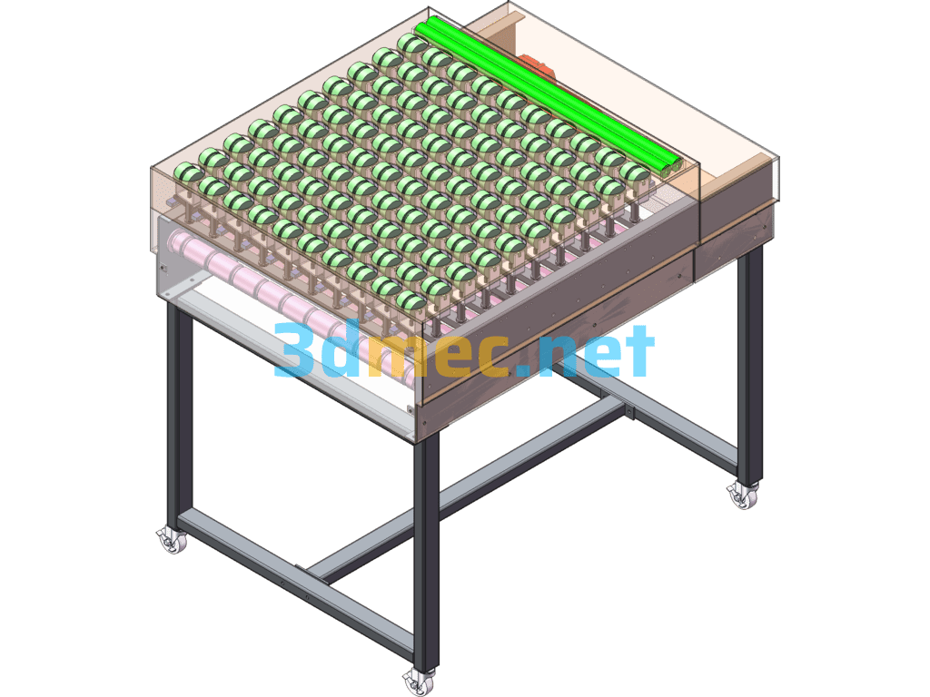 Complete Set Of Drawings Of Inclined Wheel Sorter - 3D Model SolidWorks Free Download