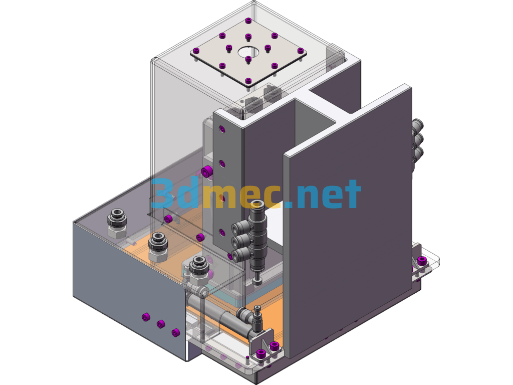 Machine Vision Protection Device - 3D Model SolidWorks Free Download