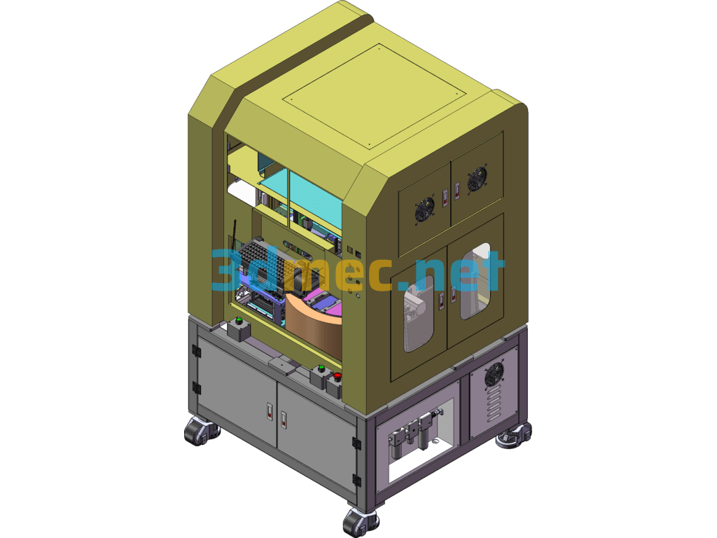 Connector Automatic Dispensing And Bonding Equipment - 3D Model SolidWorks Free Download