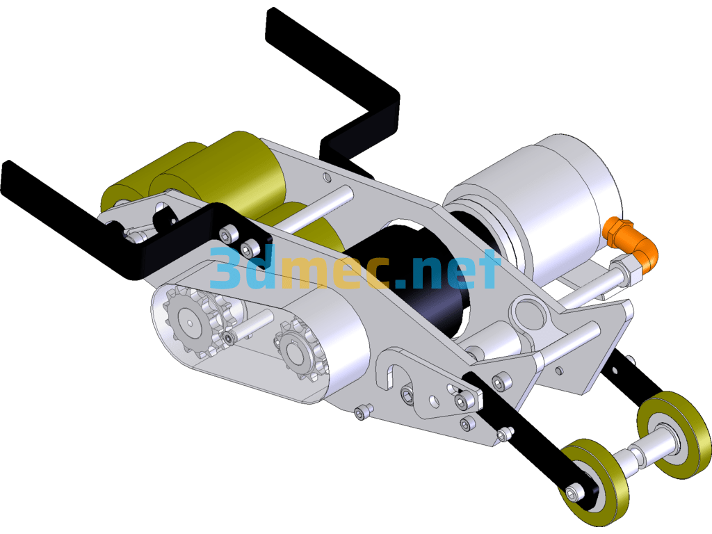 Train Track Booster 3D+ Design Calculation Instructions - 3D Model SolidWorks Free Download