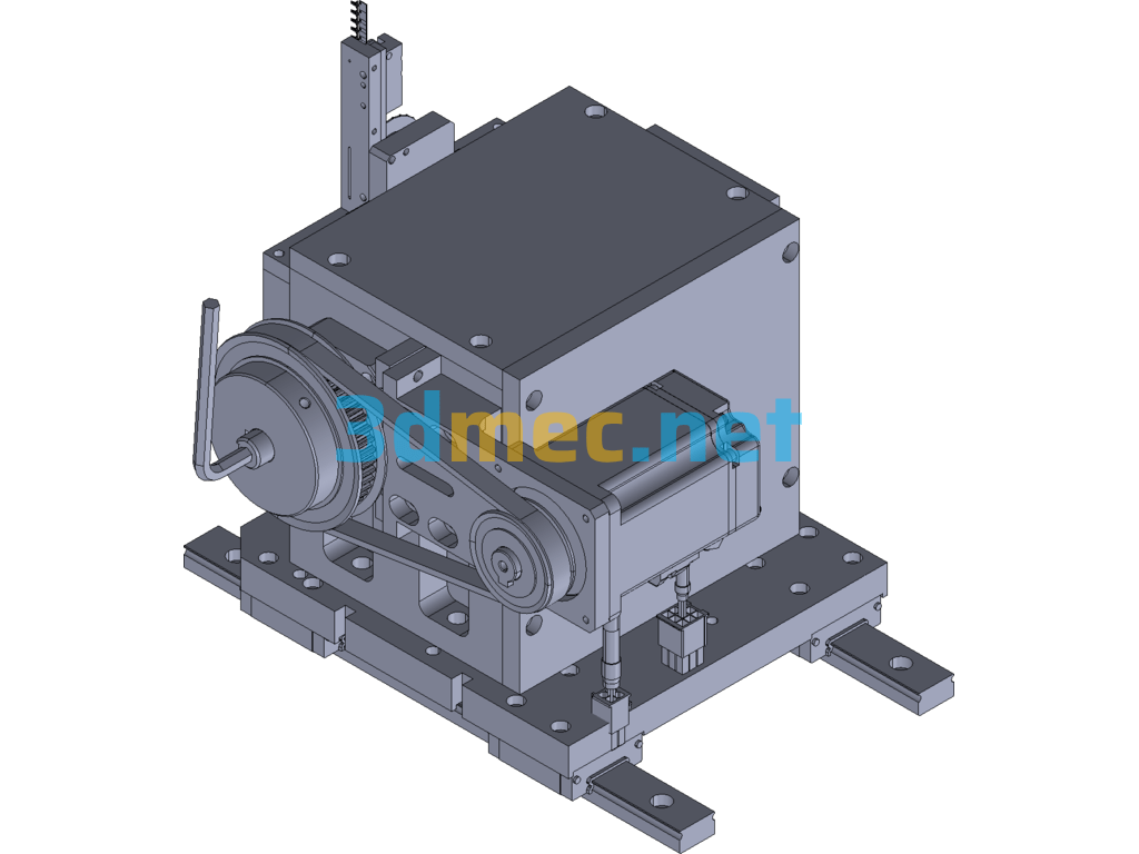 High-Speed Cam Pin Module Has Been Produced - 3D Model Exported Free Download