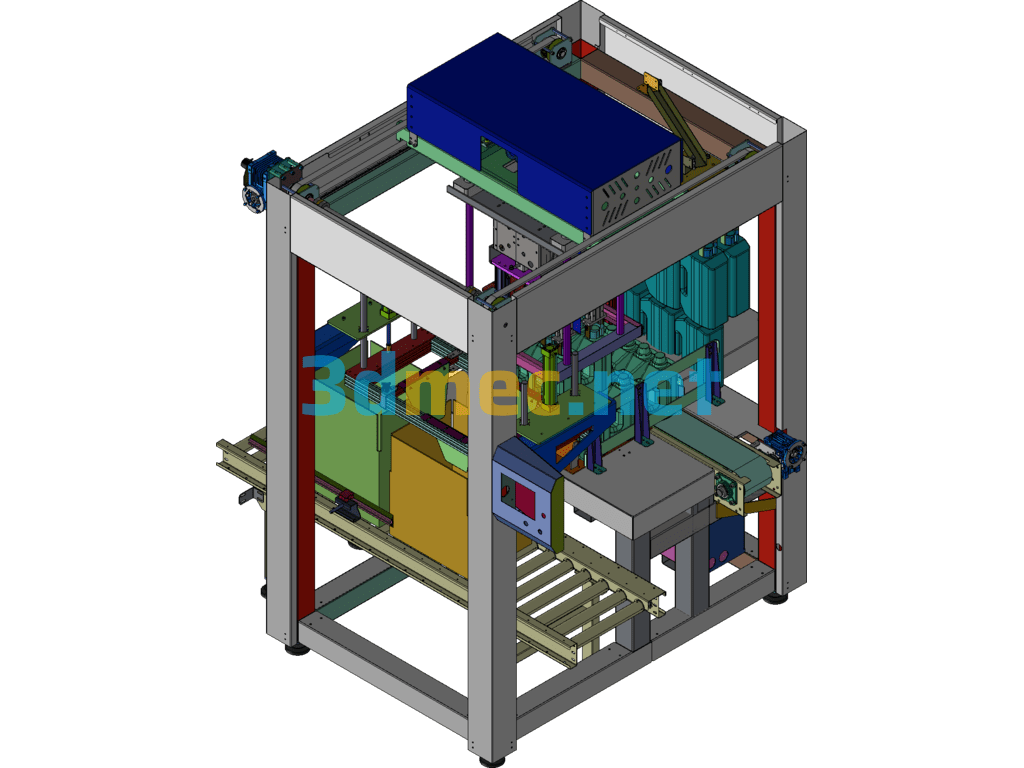 Beverage Packing Machine - 3D Model Exported Free Download