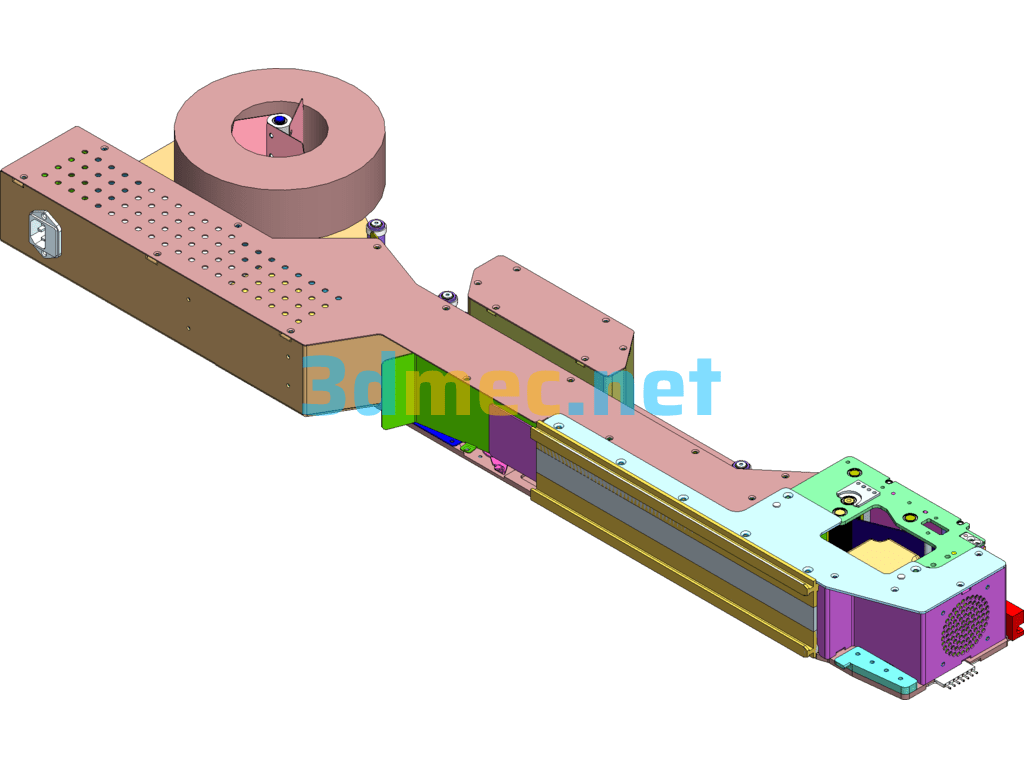 GSM Feeder Labeling Mechanism - 3D Model SolidWorks Free Download