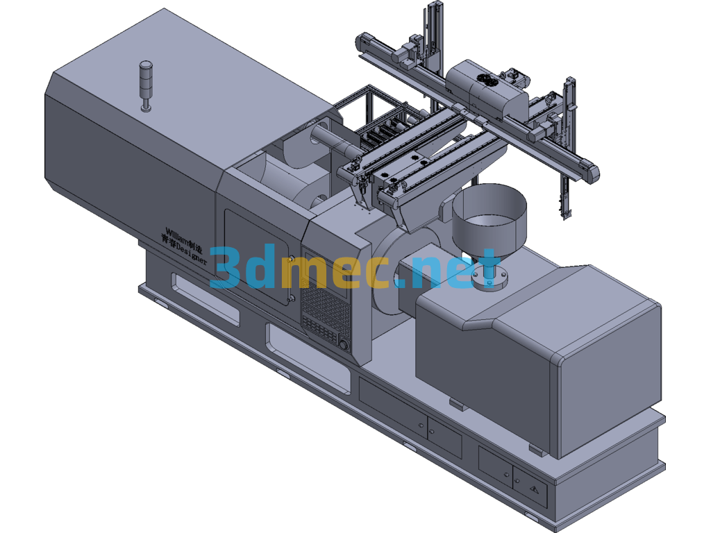 High-Speed Side-Taking Robot Paper Cup Stacking And Conveying Equipment - 3D Model SolidWorks Free Download