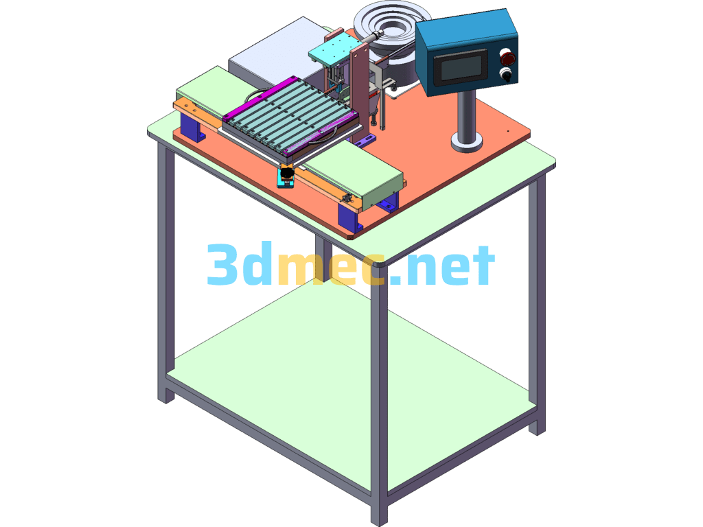 Iron Sheet Arrangement Machine - 3D Model SolidWorks Free Download