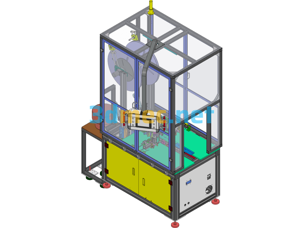 Automatic Cutting And PIN Installation Equipment (Including DFM, BOM) - 3D Model SolidWorks Free Download