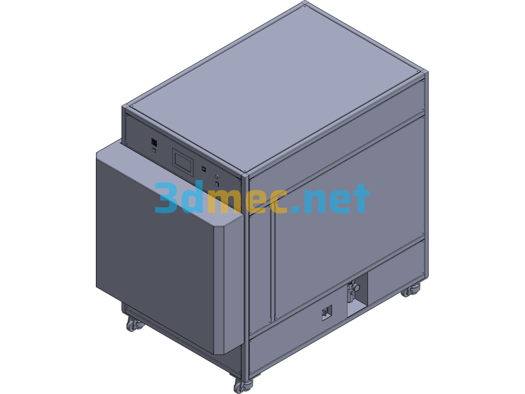 High Pressure Degassing Machine - 3D Model Exported Free Download