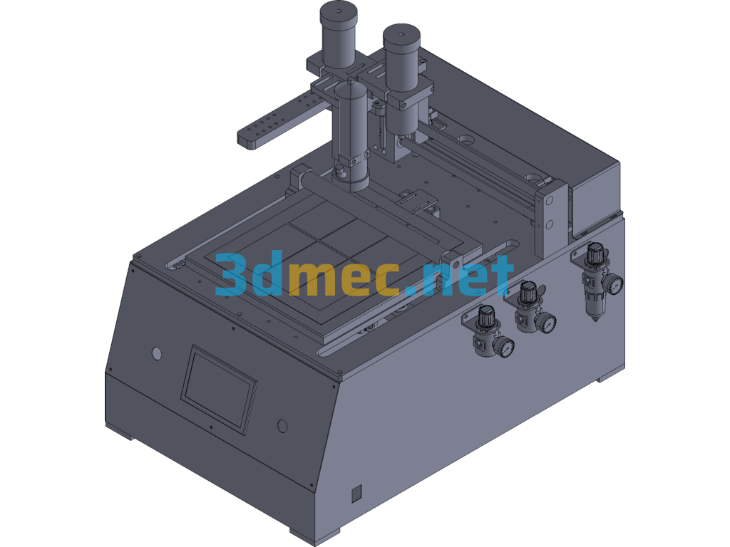 Glue Dispensing Machine - 3D Model Exported Free Download