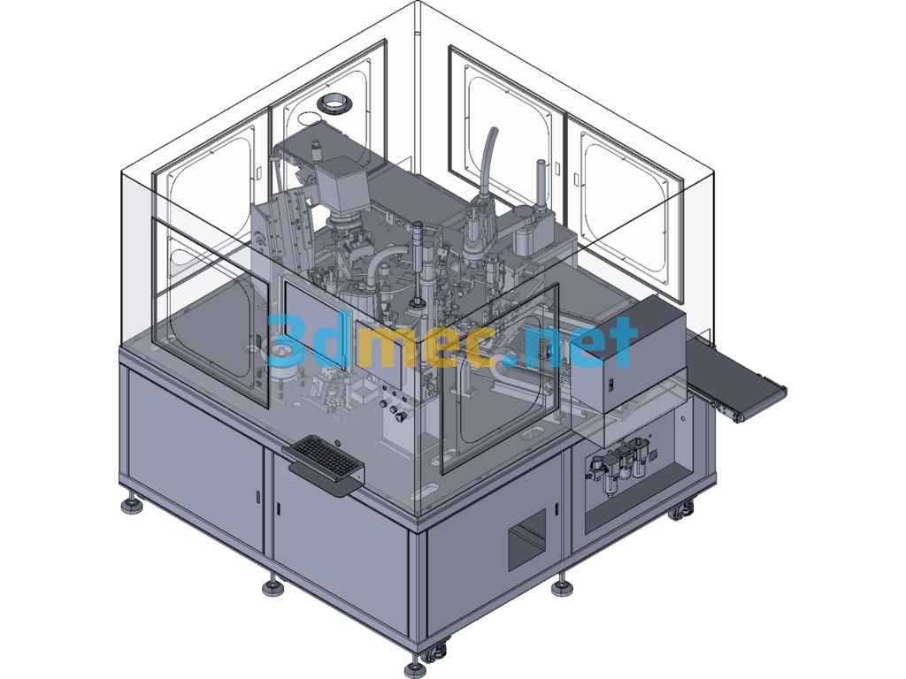 Automatic Radium Welding Machine - 3D Model Exported Free Download