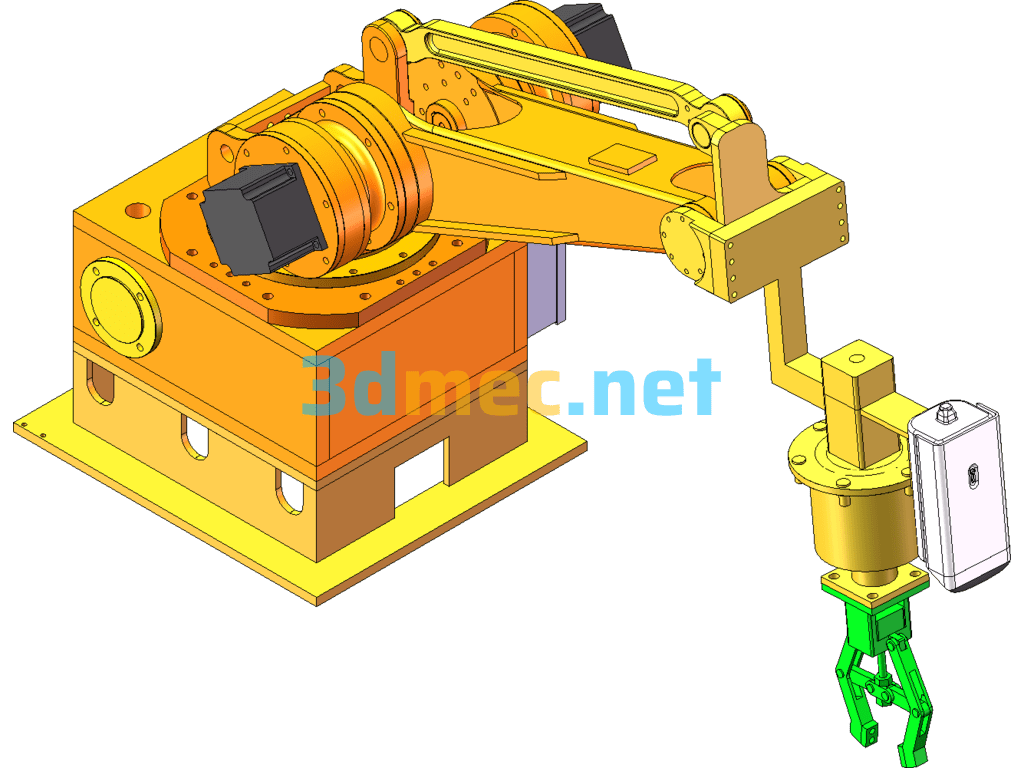 Identification Robot - 3D Model SolidWorks Free Download