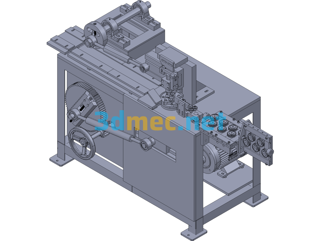 Wire Bending Machine - 3D Model Exported Free Download