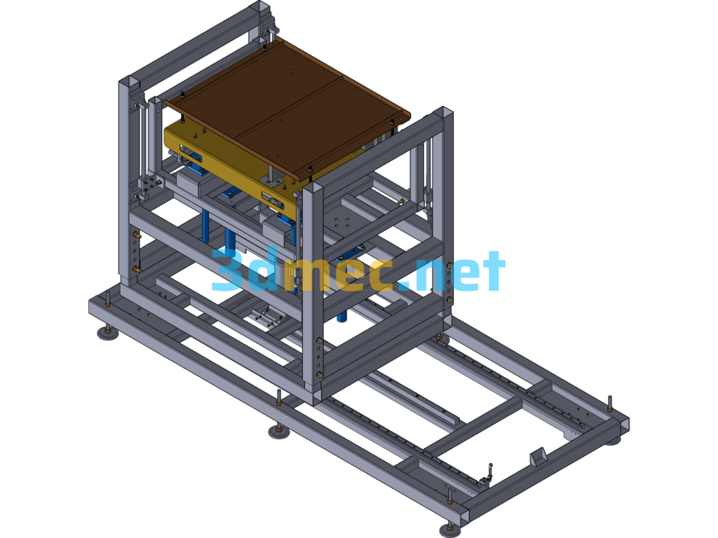 Lifting, Angle Adjustment, Translation Mechanism - 3D Model Exported Free Download