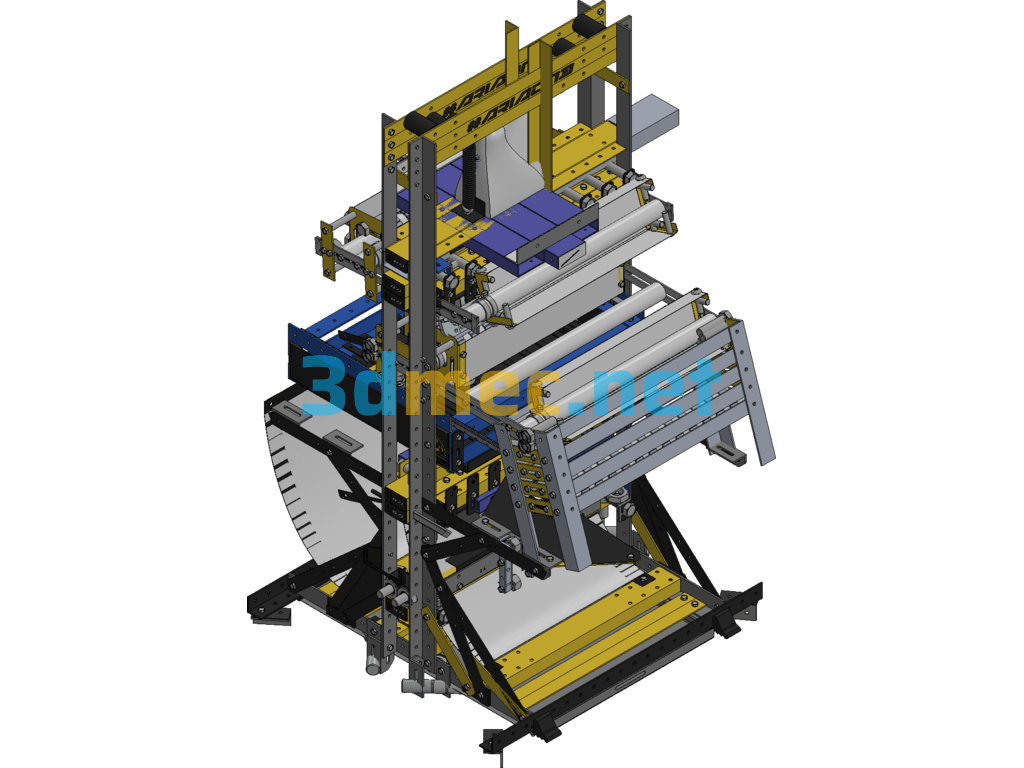 Crusher Design - 3D Model Exported Free Download