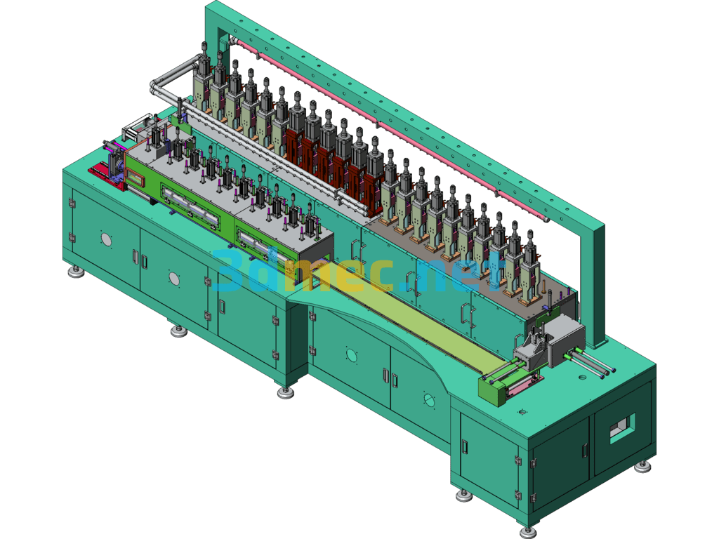 3D Glass Heat Absorption Forming Machine (The Latest Hot Bending Machine In 2021) - 3D Model SolidWorks Free Download