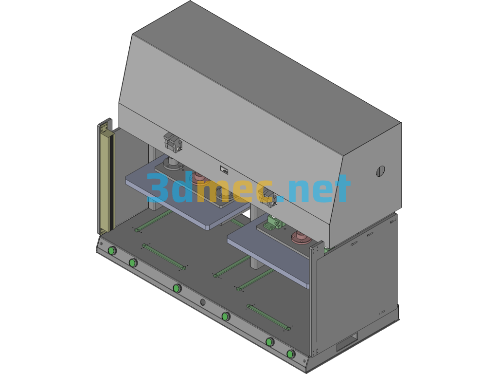 Complete 3D+CAD Set Of Double Needle Bed Equipment For Testing Circuit Boards - 3D Model SolidWorks AutoCAD-ZWCAD Free Download