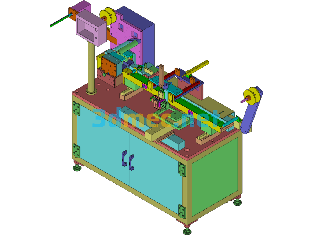 BBR12 Packaging Machine, Wrapping Machine, Hot Melt Taping Machine - 3D Model SolidWorks AutoCAD-ZWCAD Free Download