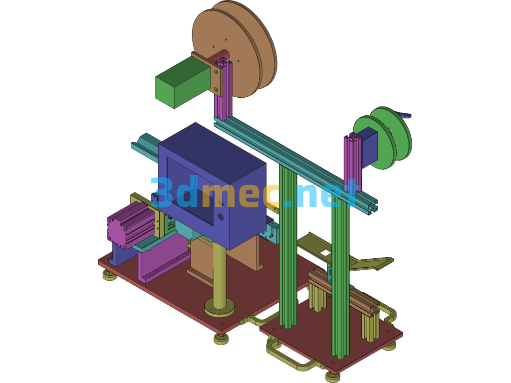 Har24 Counting PIN Stacking Machine (Counting Terminal PINs, Cutting And Stacking PIN Equipment) - 3D Model SolidWorks Free Download