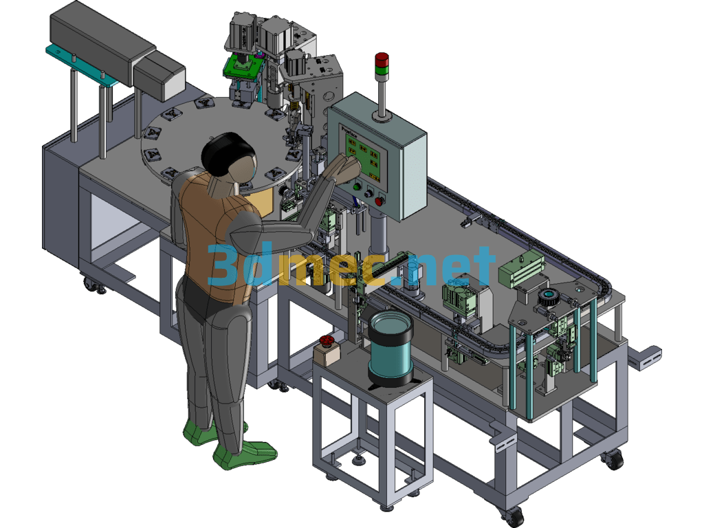 Assembly Welding Inspection And Marking Machine - 3D Model SolidWorks Free Download