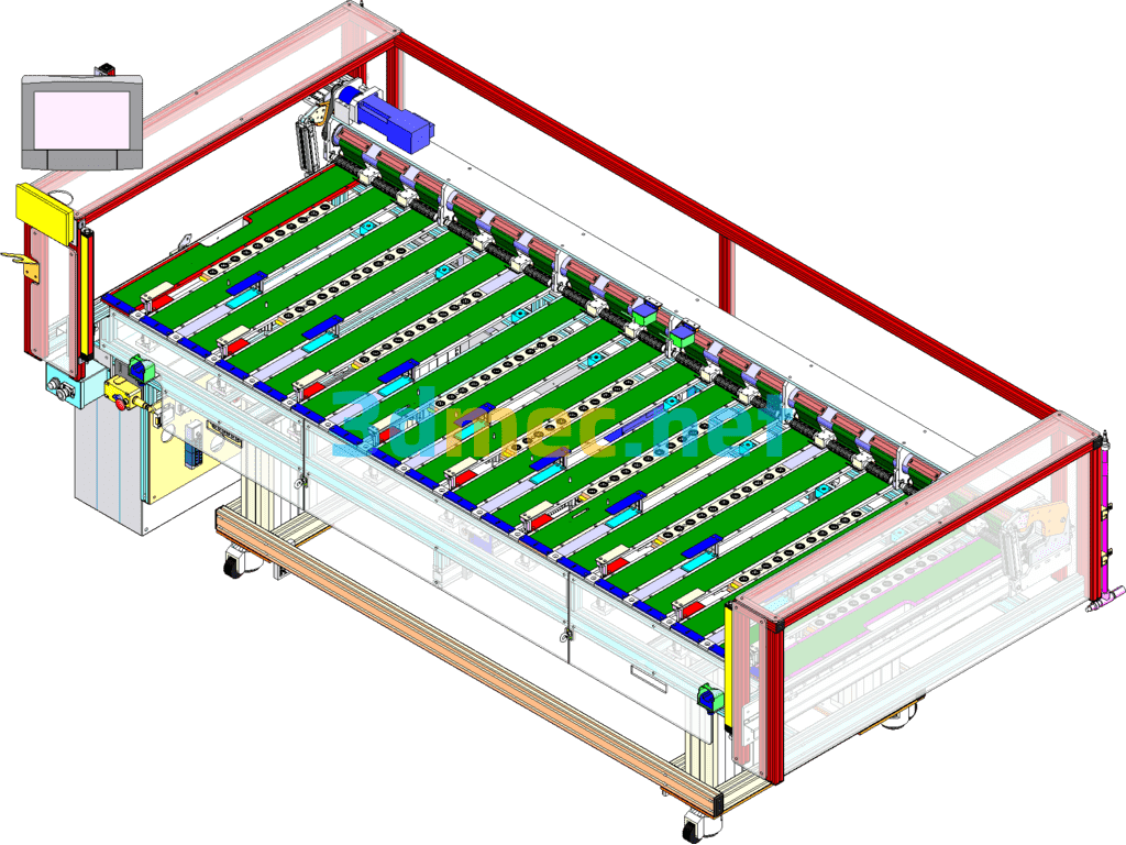 Automatic Production Line - 3D Model SolidWorks Free Download