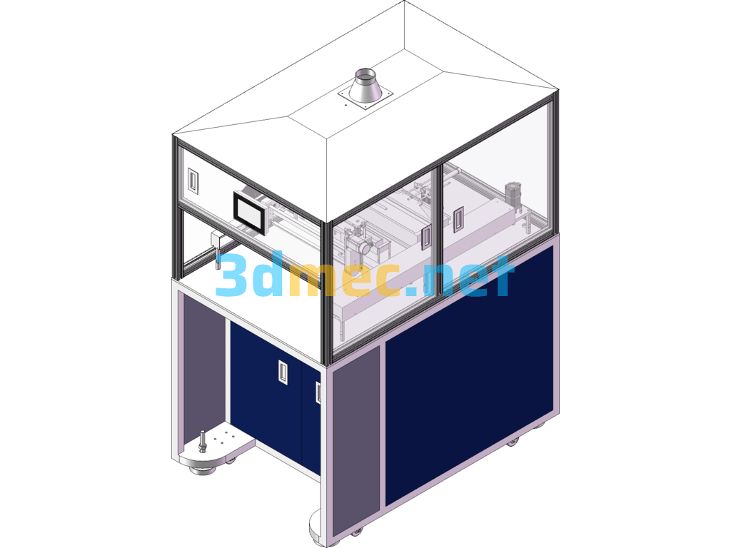 Fully Automatic Soldering Machine - 3D Model SolidWorks Free Download