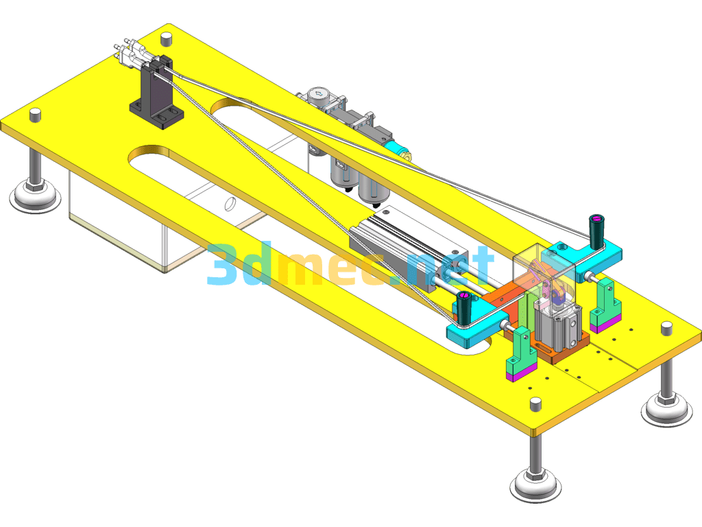 Braun Wire Harness Cutting Equipment - 3D Model SolidWorks Free Download