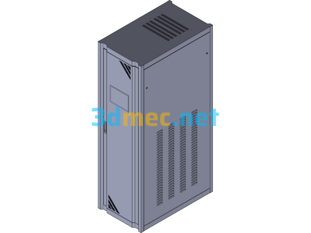 New Control Cabinet - 3D Model ProE Creo.Parametric Free Download