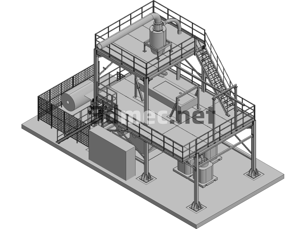 Particle Packing System - 3D Model Exported Free Download