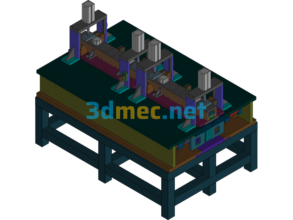 Homemade Extended Stamping Die - 3D Model Exported Free Download