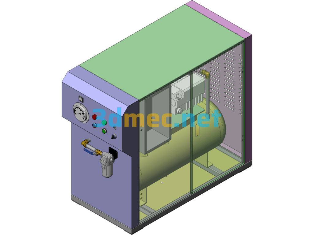 Vacuum Negative Pressure Station - 3D Model SolidWorks Free Download