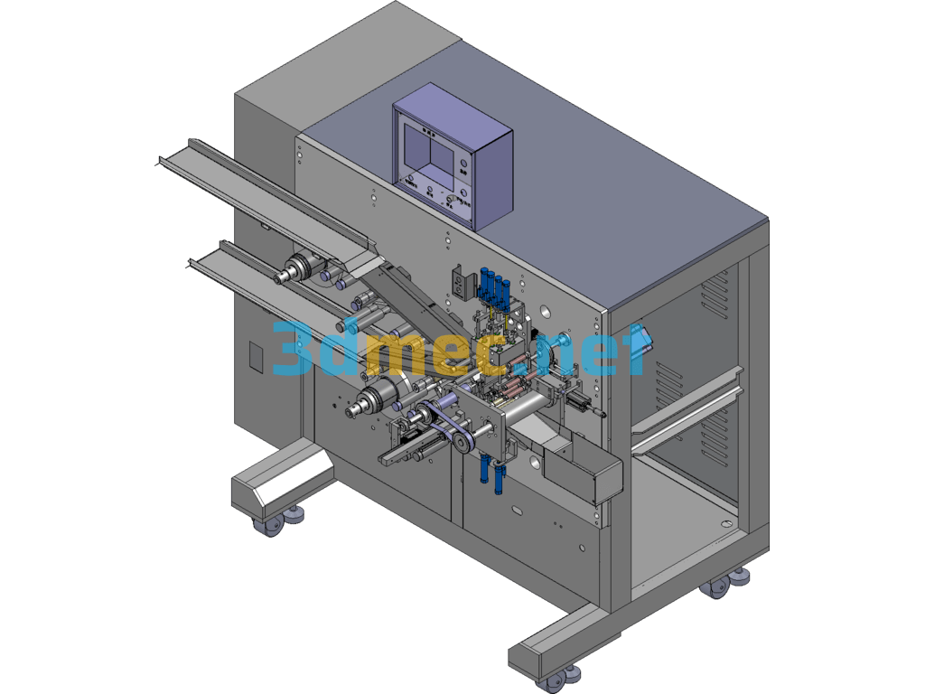 Prismatic Lithium Battery Winding Machine - 3D Model SolidWorks Free Download