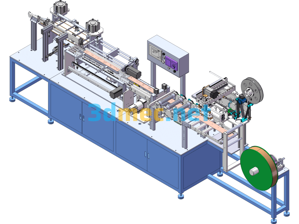 Automatic Paper Tube Machine - 3D Model SolidWorks Free Download