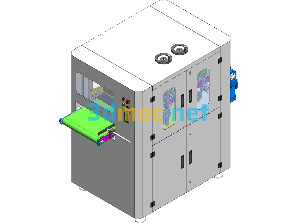 Wire Drawing Roller Type Wire Drawing Machine - 3D Model SolidWorks Free Download