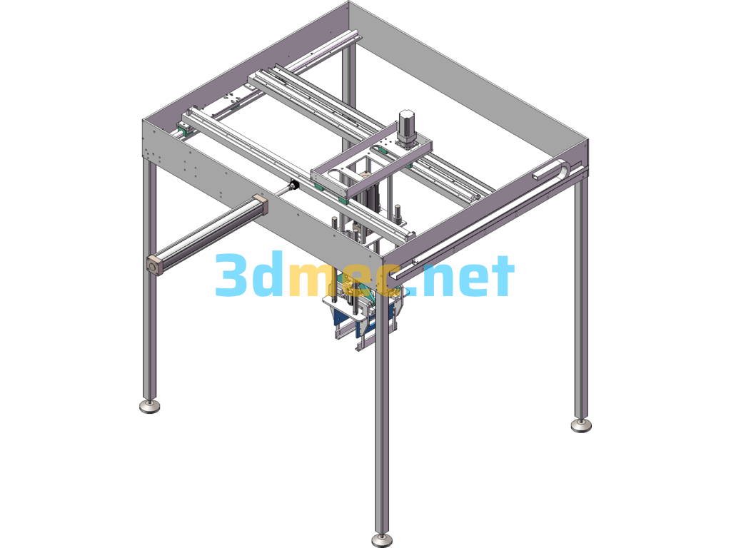 Finished Product Arrangement Robot - 3D Model SolidWorks Free Download