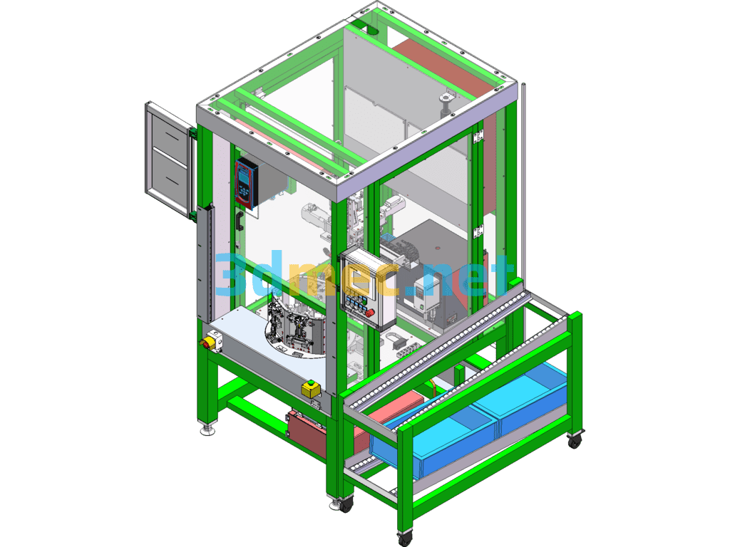 Lumbar Dislocation Automatic Tightening And Oiling Equipment Digital Model + Flow Chart + BOM List - 3D Model SolidWorks Free Download