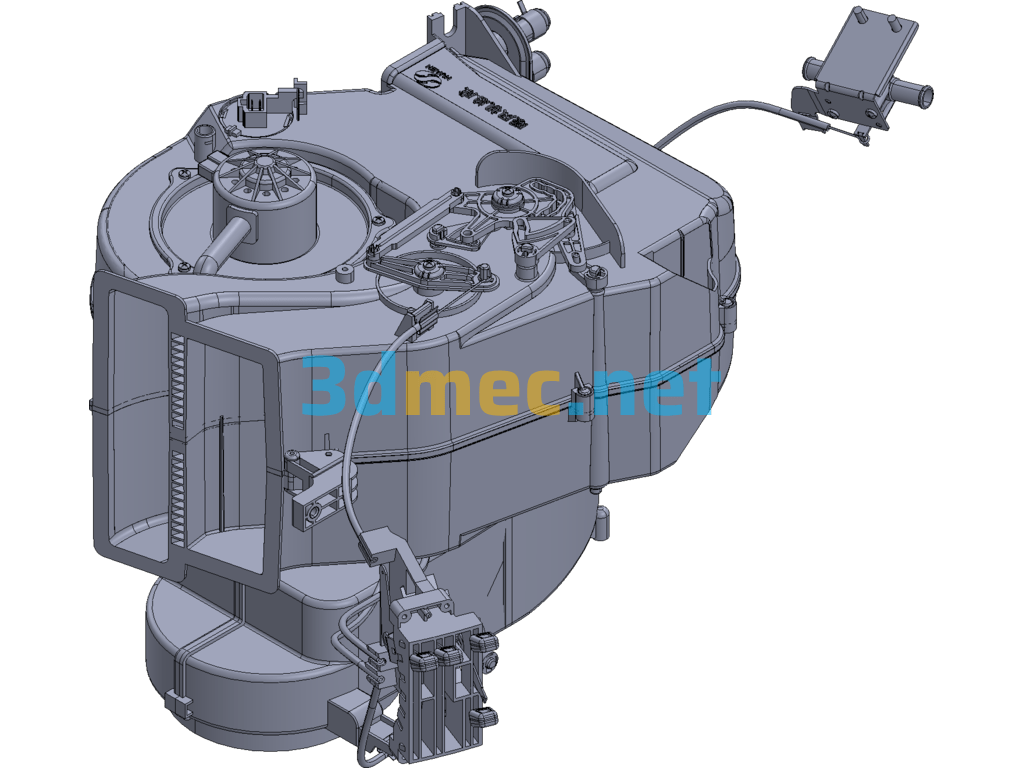 Right Steering Heater Assembly - 3D Model Exported Free Download