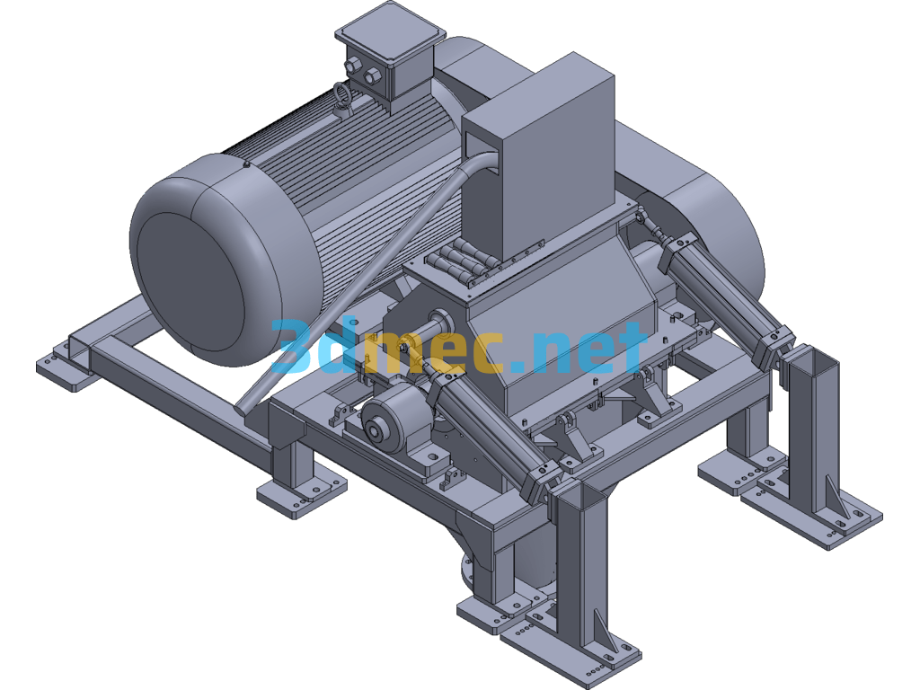 Hot Rolling Mill - 3D Model Exported Free Download