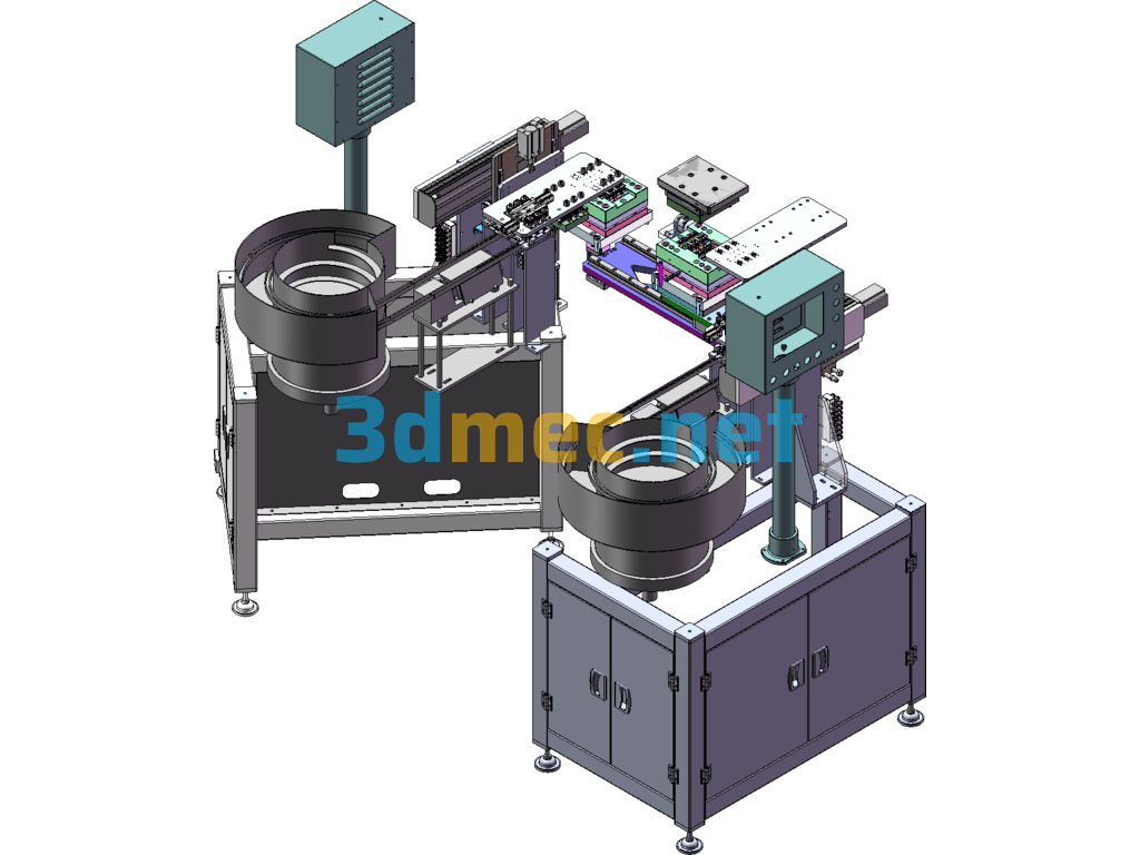 Electronic Component Automatic Shaping Machine - 3D Model SolidWorks Free Download