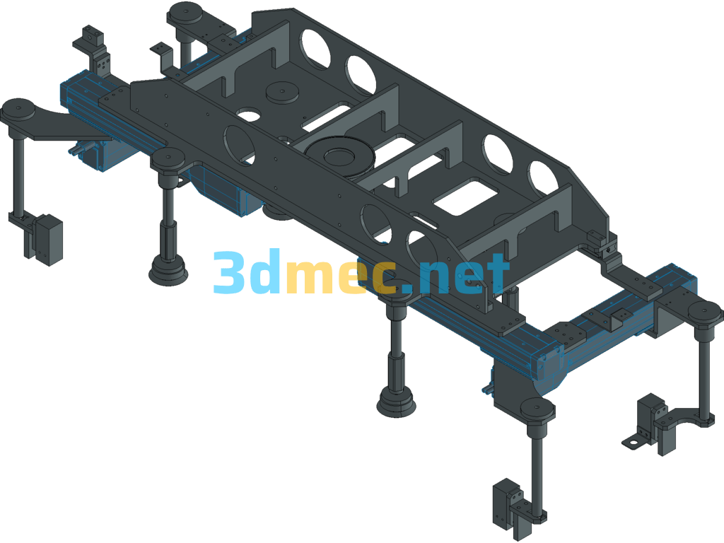 Robot Gripper Suction + Holding - 3D Model Exported Free Download