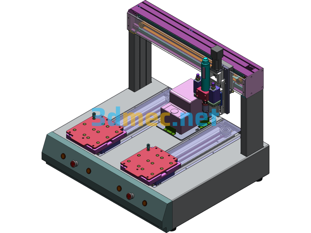 Screw Machine Screw Feeding System - 3D Model SolidWorks Free Download