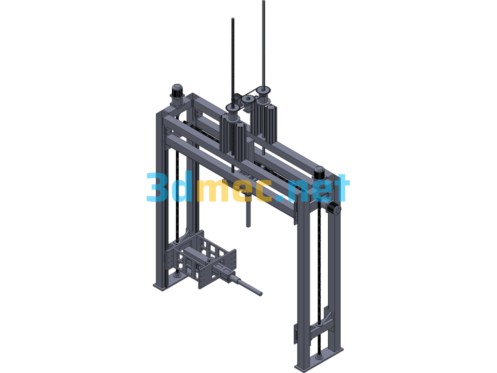 Multi-Degree-Of-Freedom Adjustment Mechanism - 3D Model Exported Free Download