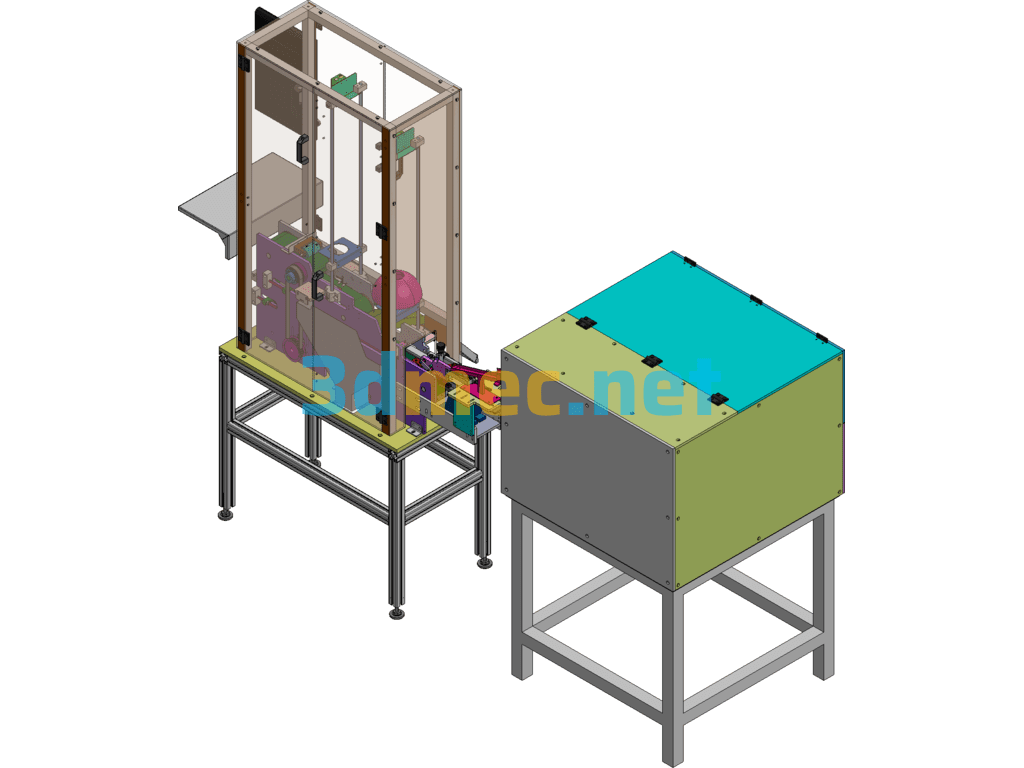 Chain And Link Automatic Detection Device - 3D Model Exported Free Download