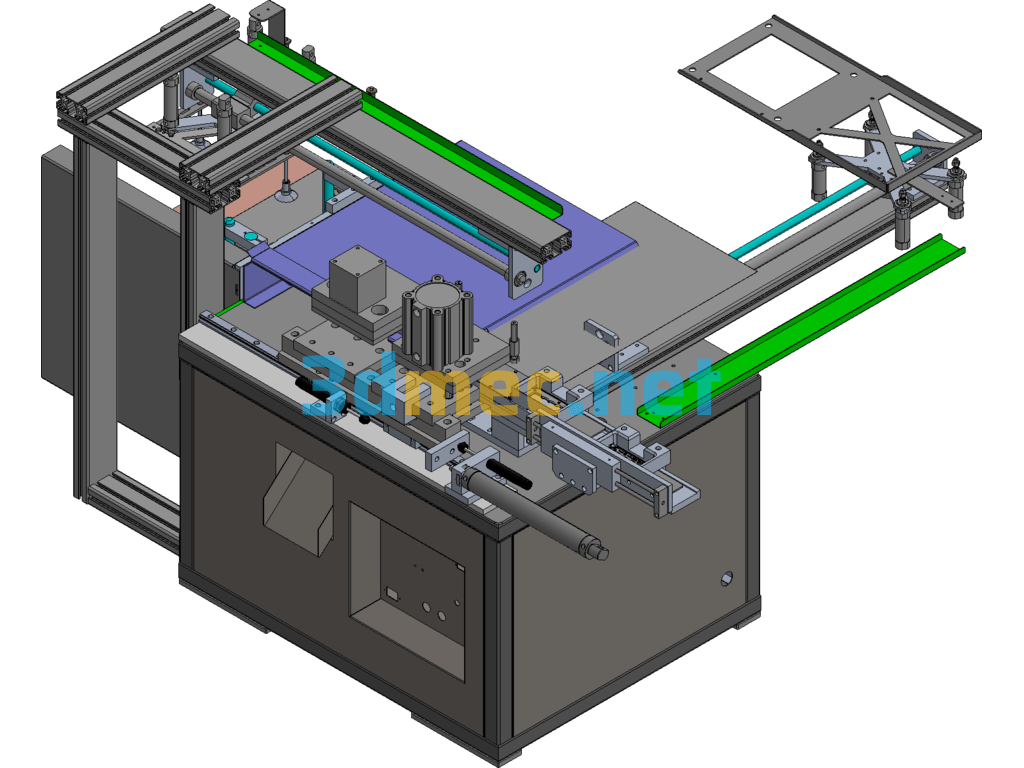 Rice Bag Buckle Installation Machine - 3D Model Exported Free Download