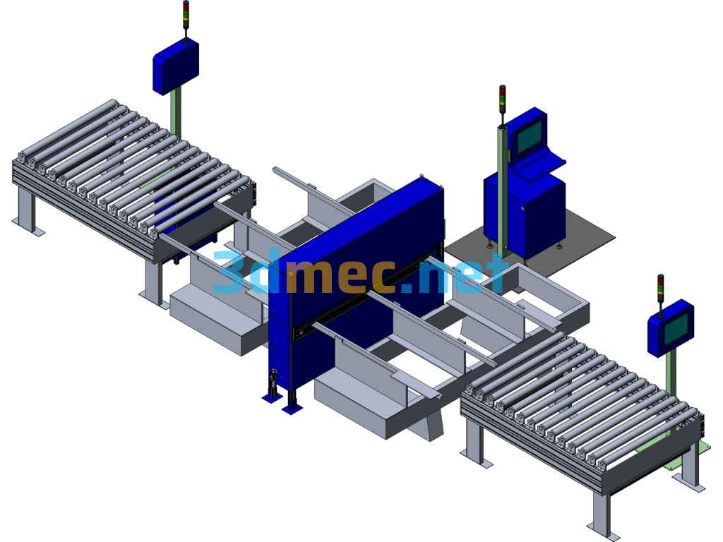 Liumao Detection CCD Detection Machine - 3D Model SolidWorks Free Download