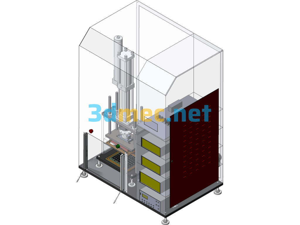 Circuit Board Pressure Testing Machine - 3D Model SolidWorks Free Download