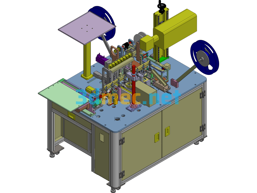 CCD Detection Packaging Machine - 3D Model Exported Free Download