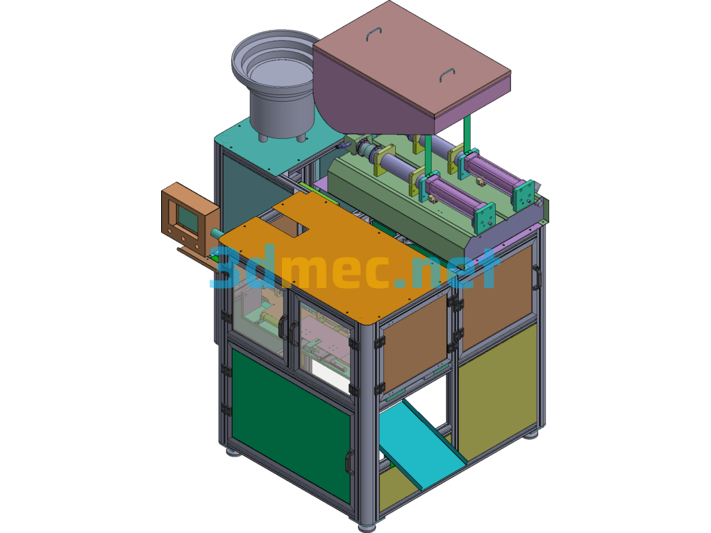 Stand Up Pouch Filling Machine - 3D Model SolidWorks Free Download