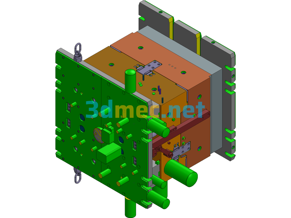 123 Craft Decorative Panel Mold - 3D Model Exported Free Download