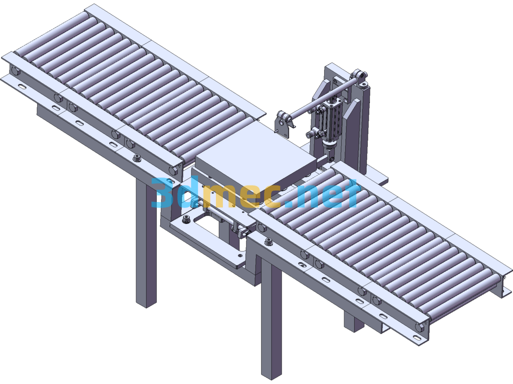 Line And Pallet Unloading Equipment - 3D Model SolidWorks Free Download