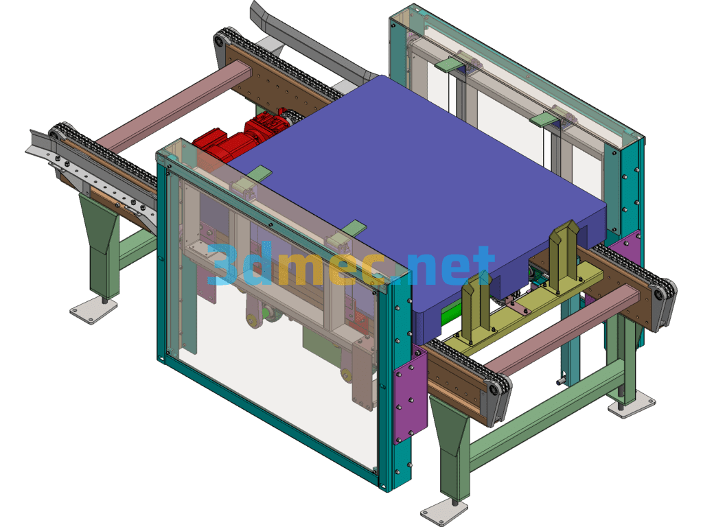 Pallet Stacking Machine (Actual Production) - 3D Model SolidWorks Free Download